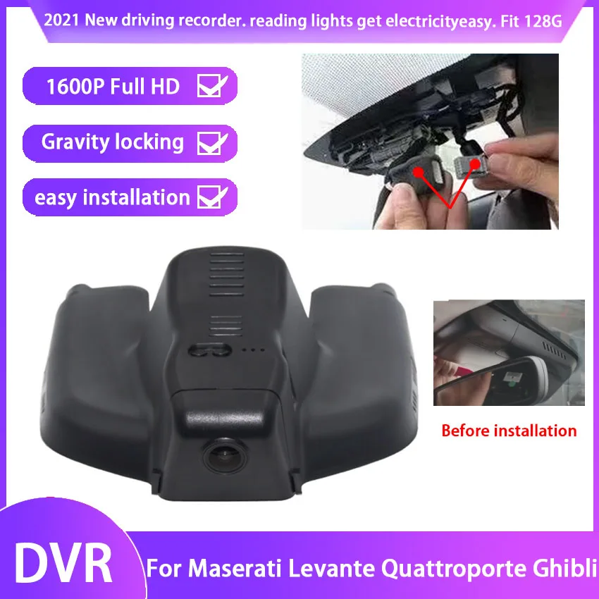 Plug and play Car DVR Video Recorder Dash Cam Camera For Maserati Levante Quattroporte Ghibli High quality driving recorder hd