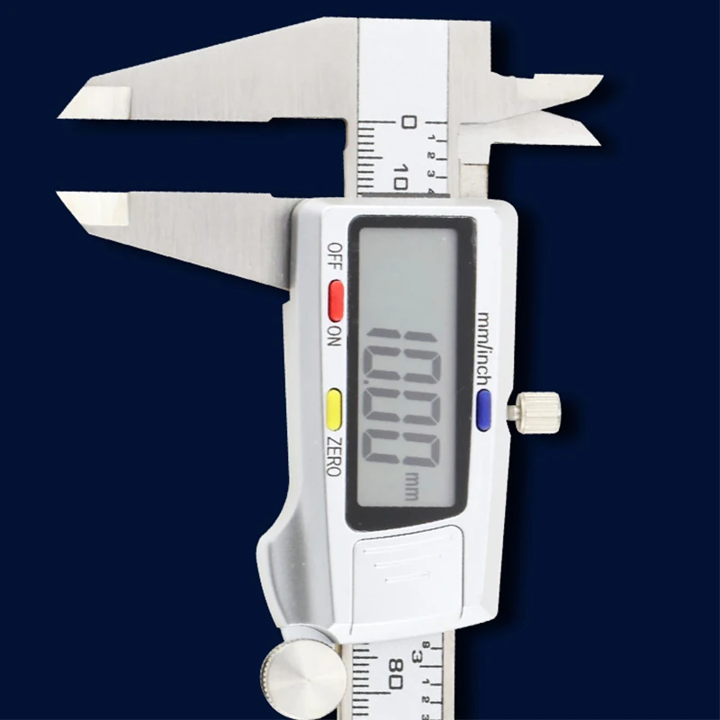 Imagem -04 - Instrumento de Medição de Paquímetro Digital 150 mm Instrumento de Medição Calibre Vernier de Plástico Aço Inoxidável
