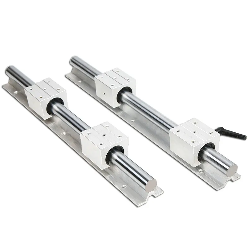 

2pcs SBR20 linear rail guide 20mm linear rails + 4pcs SBR20UU ball bearing block cnc router