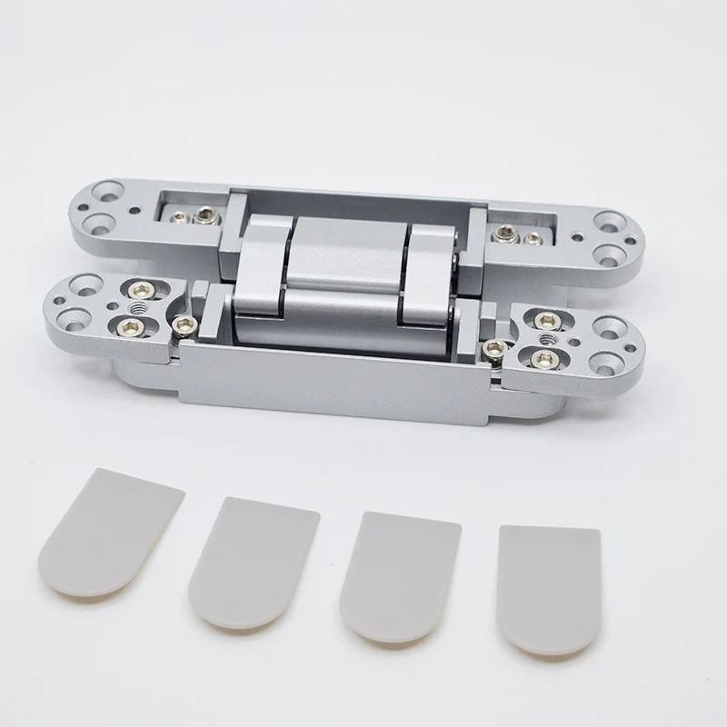 180 degree zinc alloy adjustable concealed hinge wooden door   cross hinge door hinges for heavy doors G40