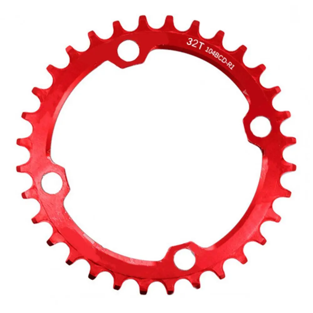 32T/34T/36T/38T 104BCD MTB Bike Round Narrow Wide Chainring Sturdy Wear-resistant and Durable for Bicycle