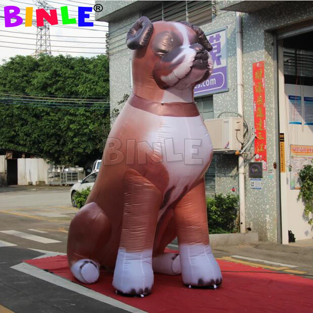 

Outdoor Decoration Good Price Oxford Cloth Inflatable Dog Balloon With Fan For Advertising