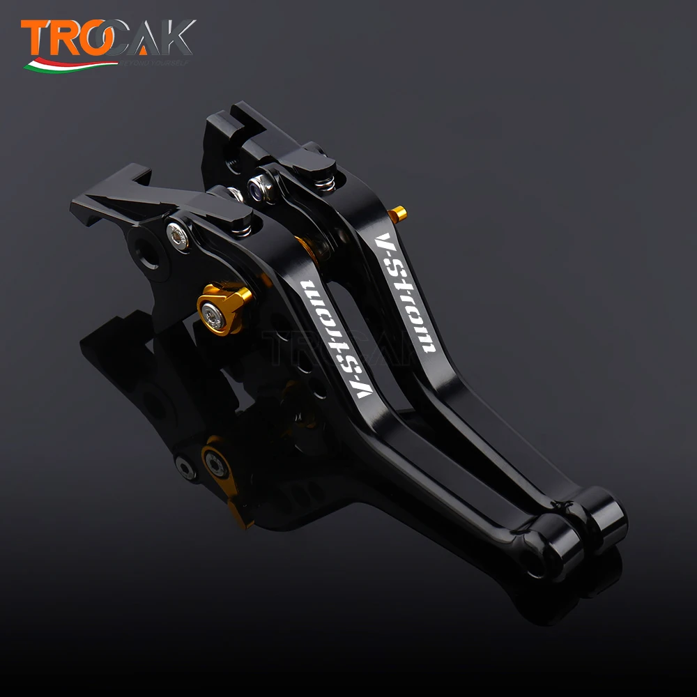 For SUZUKI V-Strom 250 650 DL650 DL250 Vstrom 650/XT 2011-2022 Short Motorcycle Accessories CNC Adjustable Brake Clutch Levers