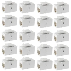 Couremplaçant Ethernet Keystone, lot de 20 connecteurs femelles en ligne Cat6 RJ45