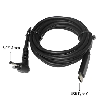 USB tipo C a cc 3.0x1.1mm 3.0*1.1 convertitore maschio spina PD cavo di ricarica cavo per Acer Aspire 19V adattatore di alimentazione per Laptop 1.5m 5 piedi