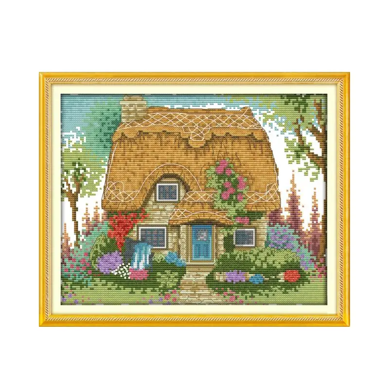 

Набор для вышивки крестом в сочетании, 14 карат, холст, DMC, цветная вышивка, сделай сам, рукоделие ручной работы, плюс