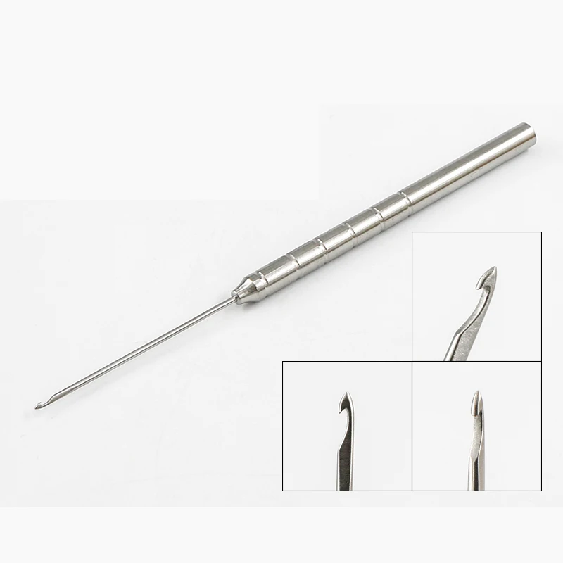 

Thread carving nose big V line embedding error correction needle thread remover loosening needle repair device plastic thread ca