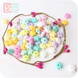 Perles en Silicone en Forme d'Étoile, Qualité Alimentaire TeWindsor, Sans BPA, Écologique, Bracelet, Bricolage, Bijoux pour Bébé, 20 Pièces, 14mm