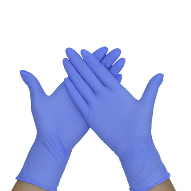 Disposable Nitrile Rubber PVC Glove Anti-contact Labor Glove 100Pcs/Box