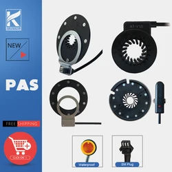 KT Ebike Kunteng PAS Sensor BZ4-8 10 V12L D12L PAS 6 8 10 12 Magnets Double Hall Pedal Assistant Sensor For Electric Bicycle Kit