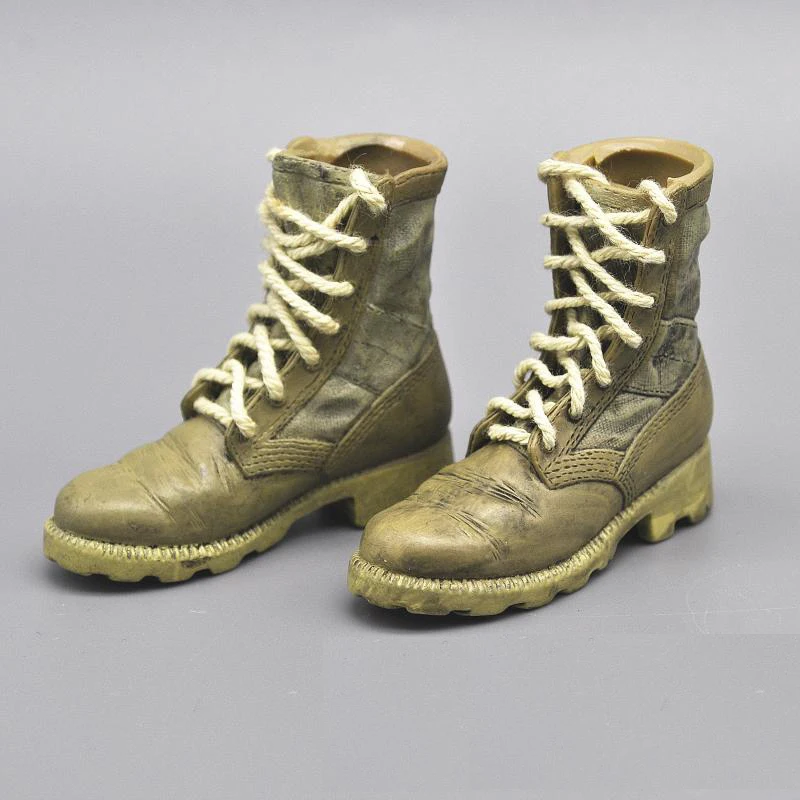 

In Stock 1/6th HT Toys Sand PMC Modern Long Hollow Boots Shoes For Mostly 12 inch Soldier Collection