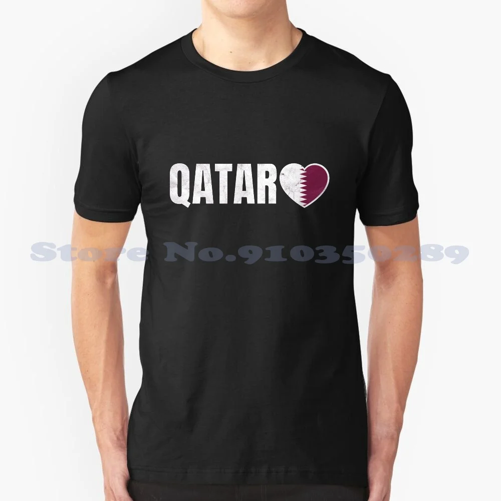 Qatar Summer Funny T Shirt For Men Women Qatar Flag Katar Arabische Halbinsel Scheich Persian Islam Muslim Allah Katarer