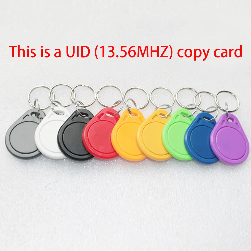 Imagem -06 - Etiquetas de Chave 100 Drive Uid 13.56mhz ic Clone Cartão Modificável Smart Keyfobs Cartão Duplicador Cópia ic Key Key Etiquetas de Token