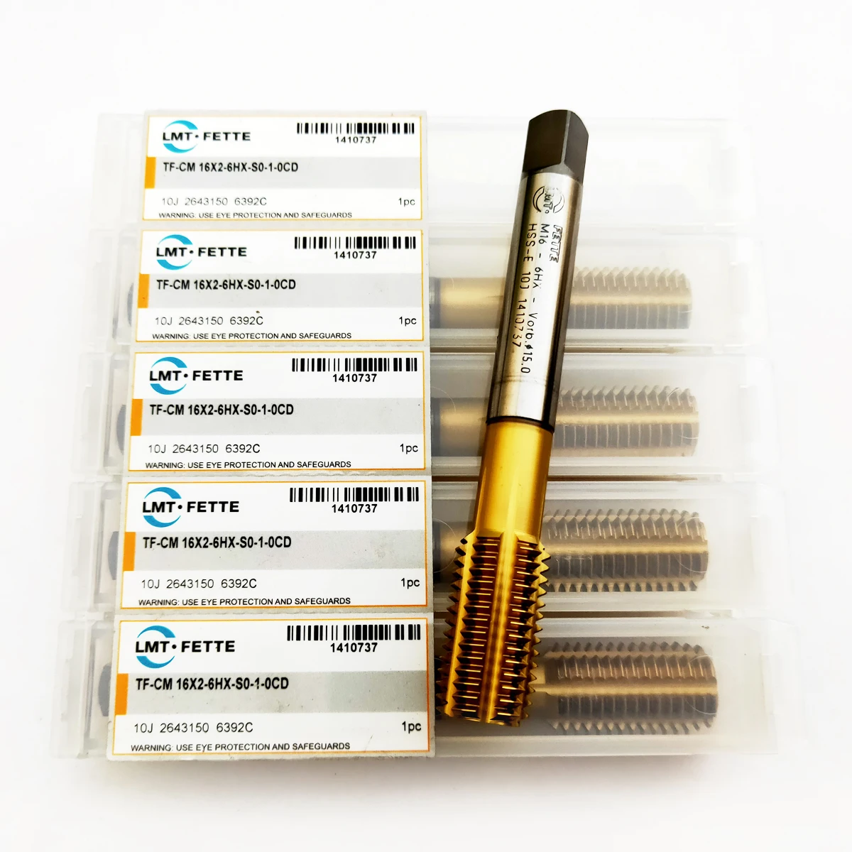 

LMT FETTE M16X2 6HX Extrusion Tap TF-CM 16X2-6HX-S0-1-0CD 1Pcs Forming TAPS