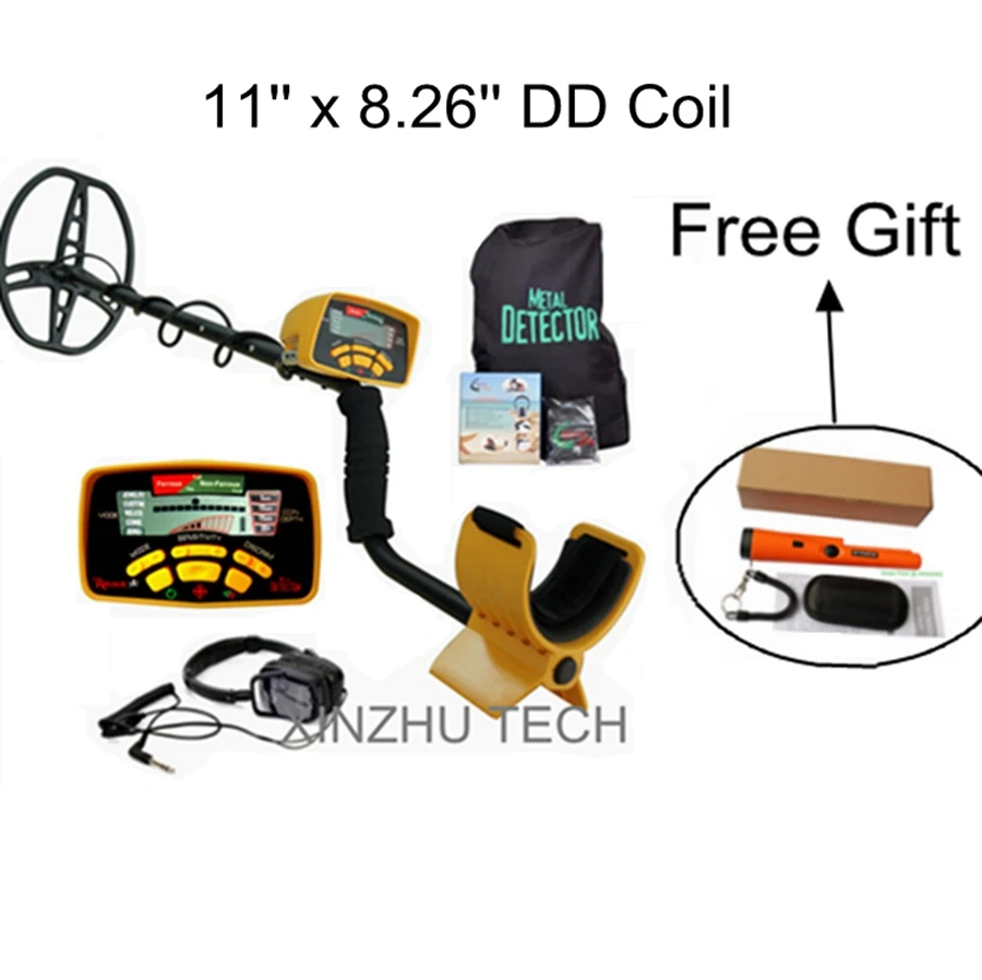 Professional Metal Detector MD-6350 Depth Underground Gold Detector Seeker Treasure Search Finder Tools Waterproof Search Coil