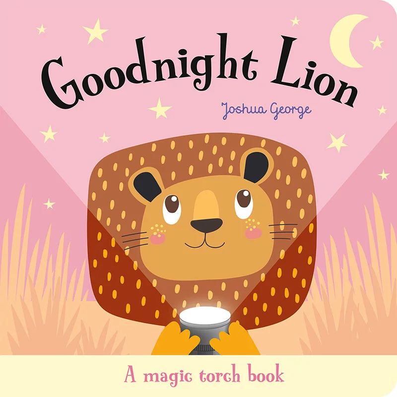 

Goodnight Lion Flashlight Book English Educational Picture Books Baby Children Reading Book