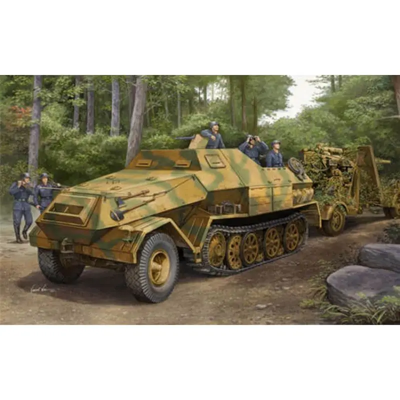 Trumpeter 01584 1/35 Sd.Kfz.8 Gepanzerte 12t - Scale Model Kit