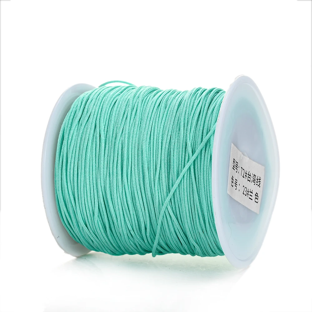 100 m/Rolle, 0,8 mm, 28 Farben, Nylonfaden, Schnur für DIY-Herstellung von Armbändern, Halsketten, handgefertigten Bastelzubehör – Detail 30