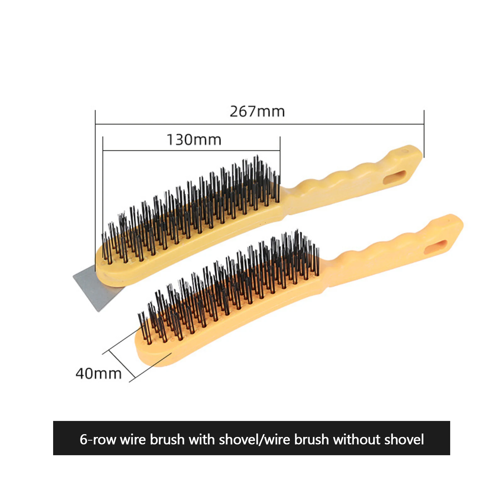 Steel Wire Brush Barbecue Cleaning Stainless Steel Wire Iron Brush Small Steel Copper Brush Derusting Brushsteel Wire Brush