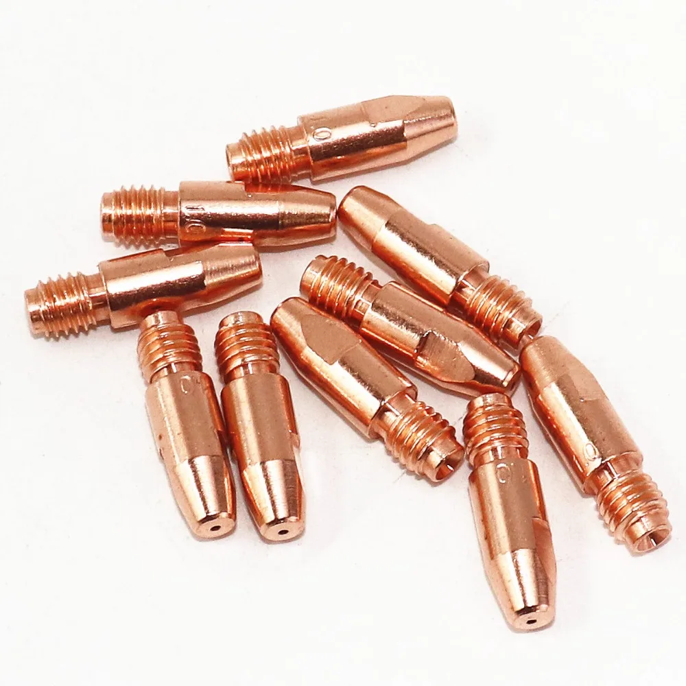 36KD Welding Torch Tips Consumables M8*30mm 0.8/1.0/1.2/1.4/1.6 mm Torch Gun Contact Tips MIG/MAG Co2/Gas Welding Accessories