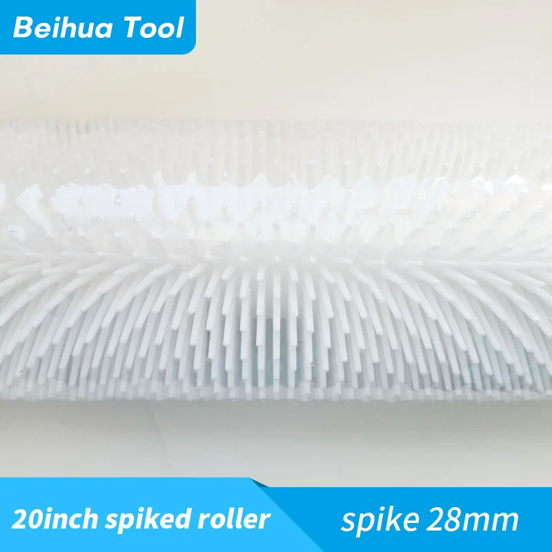 20inch Spiked Roller Cover 48cm no Frame Plastic Roller Head Self-leveling Screed Spike height 13mm/28mm Epoxy Floor Paint Tools