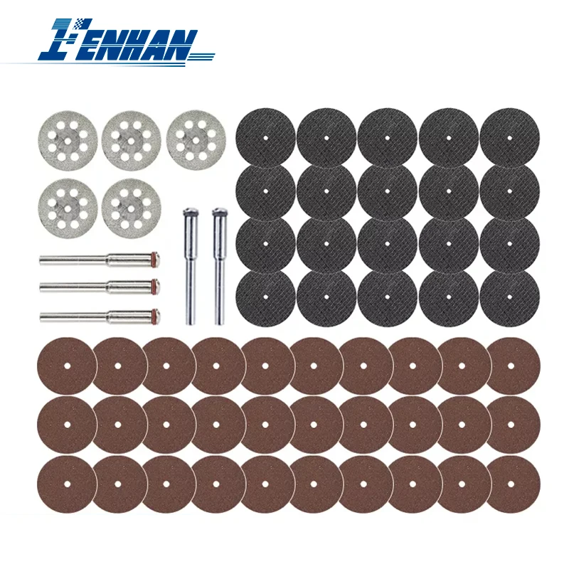 Diamond Cutting Disc Set 60pcs Mini Circular Saw Blade For Cutting Metal Wood Copper Resin Cut-Off Wheels Mini Saw Blade