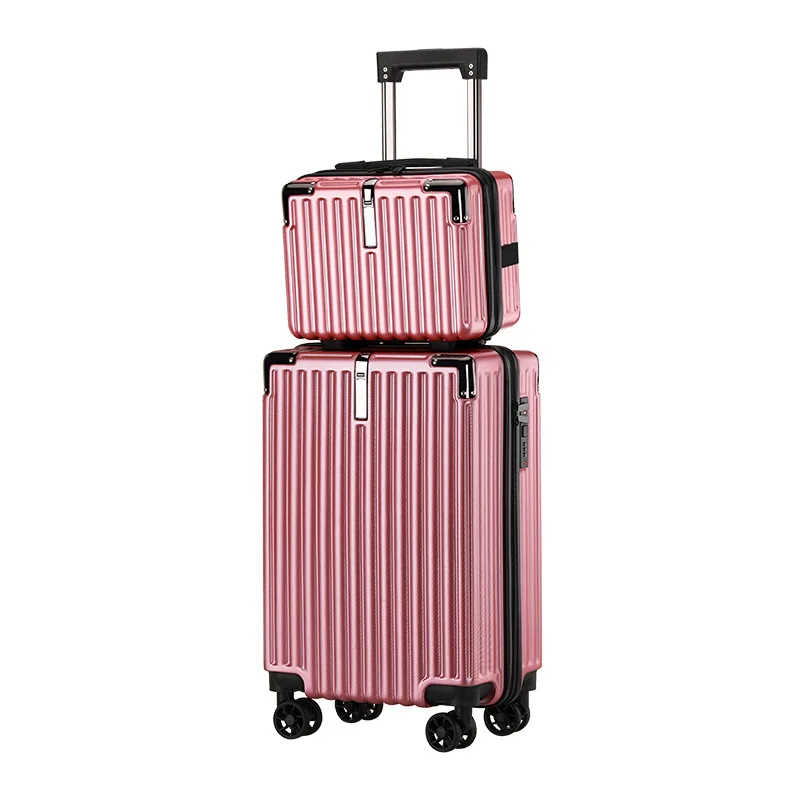 14 "20" 24 Inch Reizen Pc Koffer Bagage Set 3 Stuks Make-Up Tas Met Wielen Carry Op Boarding cabine Trolley Case Gratis Verzending