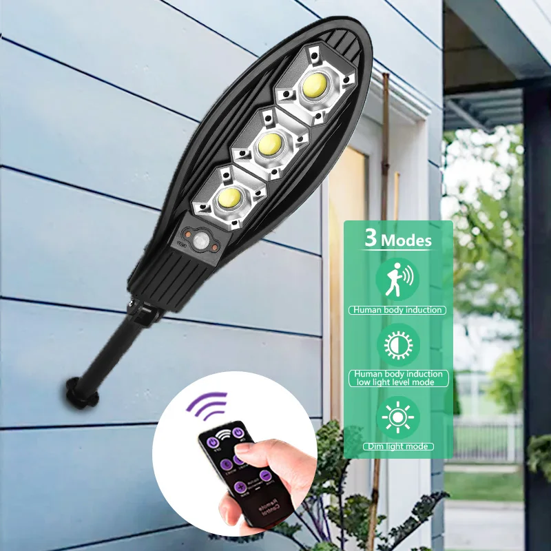 

New Outdoor Solar Light LED Courtyard Lamp Sunlight Powered Waterproof PIR Motion Sensor Street Lamp for Garden Lighting