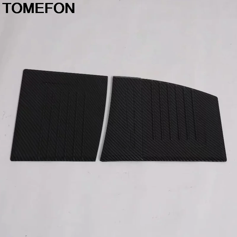 TOMEFON For Toyota HiAce Granvia Commuter 2019 2020 Fuel Oil Gas Tank Cap Cover Trim Exterior Accessories ABS Carbon Fiber