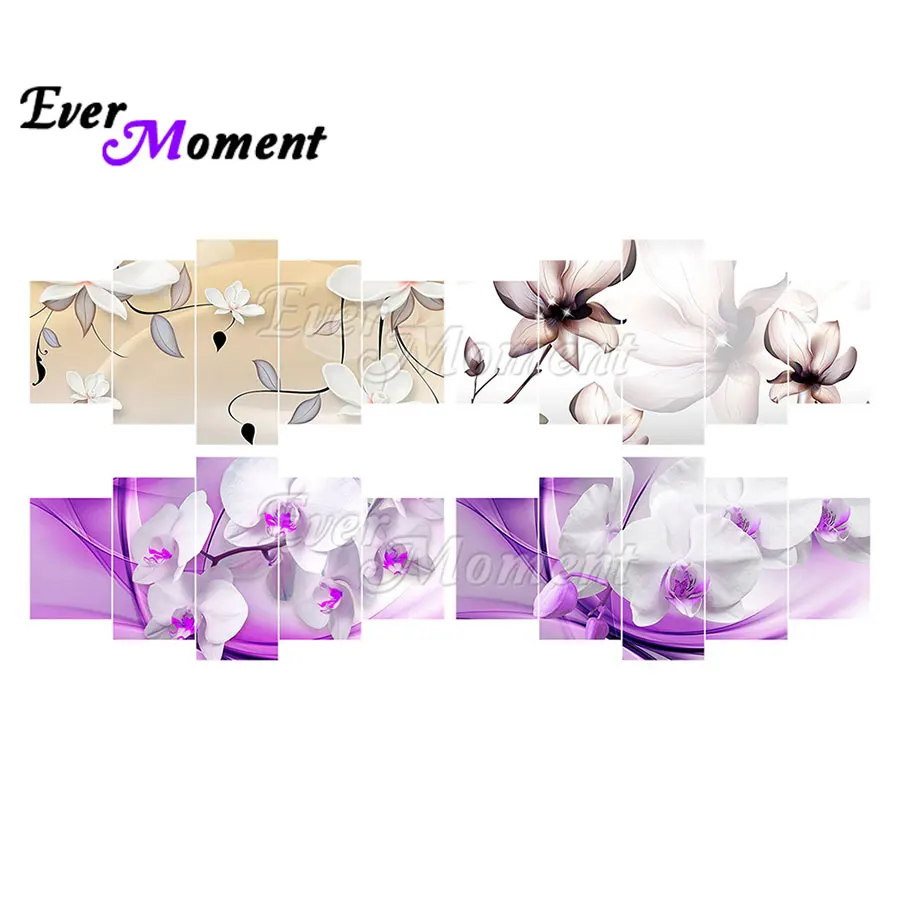 

Ever Moment Diamond Painting Multi-picture Floral Picture Diamond Display Art Handicraft Embroidery Mosaic Decoratioan 1M039