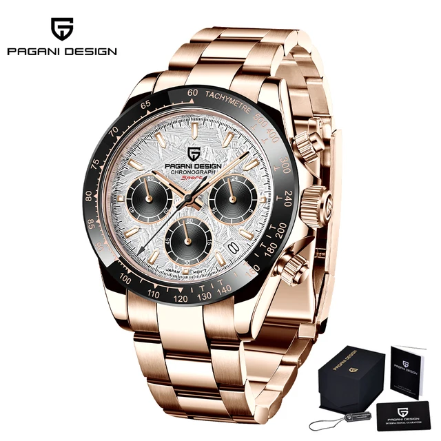 PAGANI DESIGN Luxury Men's Watch Quartz Men's Business Watch Top Brand Luxury Waterproof Men's Chronograph VK63 Reloj Hombre image 3
