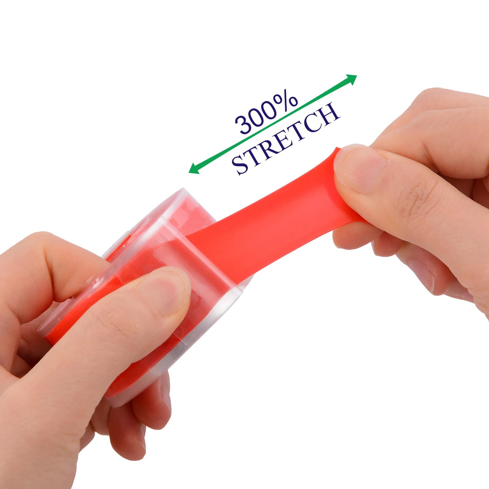 FOSHIO 100cm Hot Air Gun Protective Tape Heat Resistant Anti-Electric Waterproof Silicone Tape for Industry Car Vinyl Wrap Tools