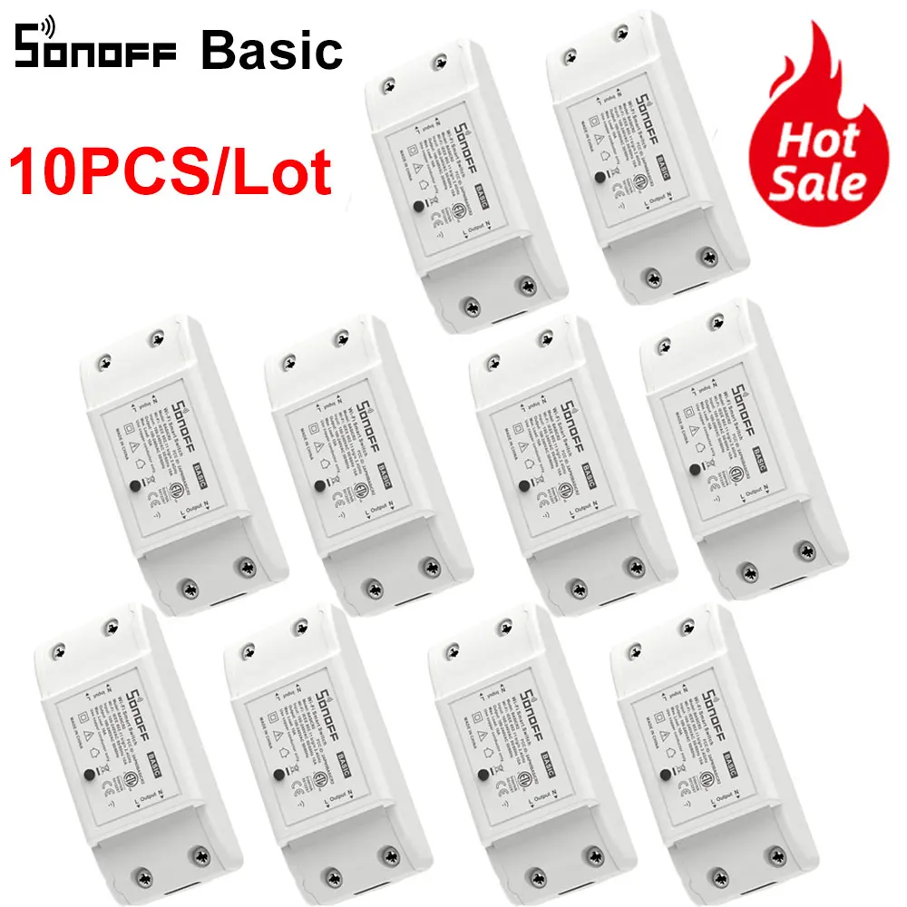 Itead Sonoff Basic R2 Wifi Schakelaar Module Smart Home Timer Lichtschakelaar Universele Diy Switch Werkt Met Alexa Google Thuis