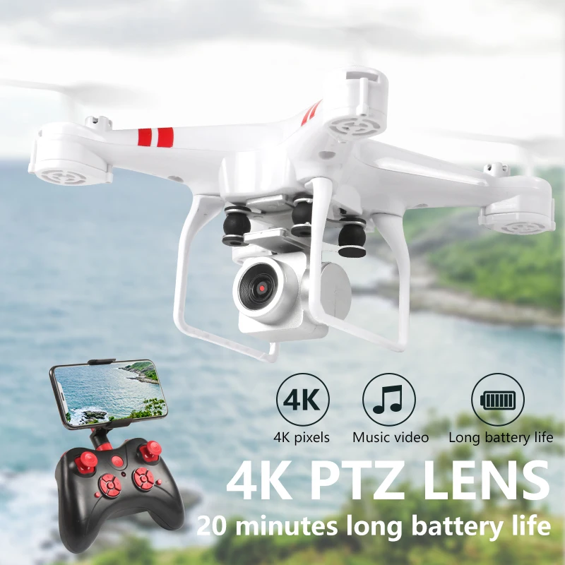 Eboyu KY101D 2.4Ghz Rc Drone 20Min Vliegtijd W/4K Wifi Fpv Hd Camera Hoogte Houden gebaar Modus Rc Quadcopter Drone Rtf