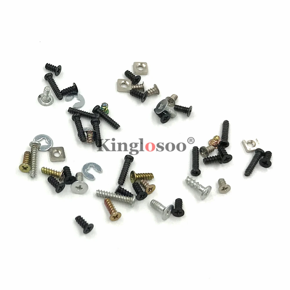 Conjunto completo de tornillos de repuesto para consola Nintendo 3DS