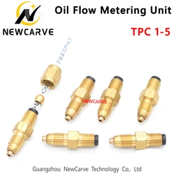 NEWCARVE-Unidad medidora de flujo de aceite de resistencia de latón, distribuidor de aceite, válvula separadora, divisor DPB DPC para lubricación centralizada