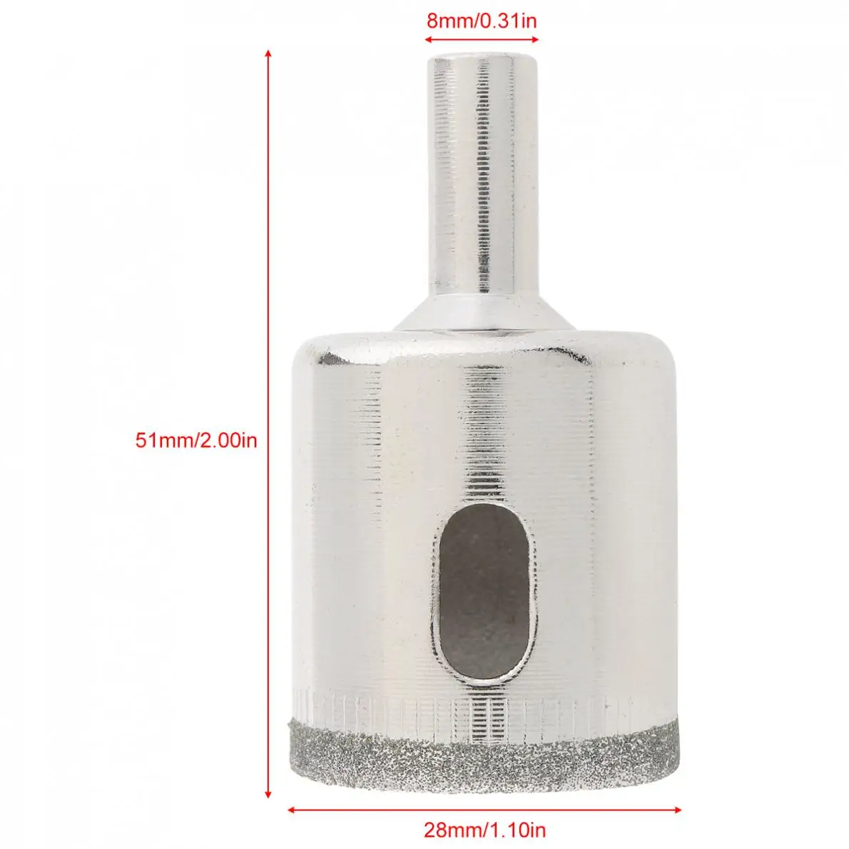 28Mm Diamant Gecoate Kern Gat Zaagboor Bit Kit Gereedschap Glas Boorgat Opener Voor Tegels Glas Keramiek