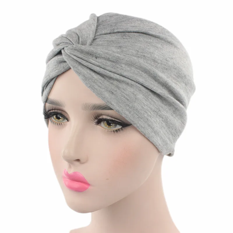 2022 Women Cross Twist Hijab Caps Muslim Cotton Underscarf Islamic Headscarf Bonnet Headband Turban Musulman Femme Headwrap Cap