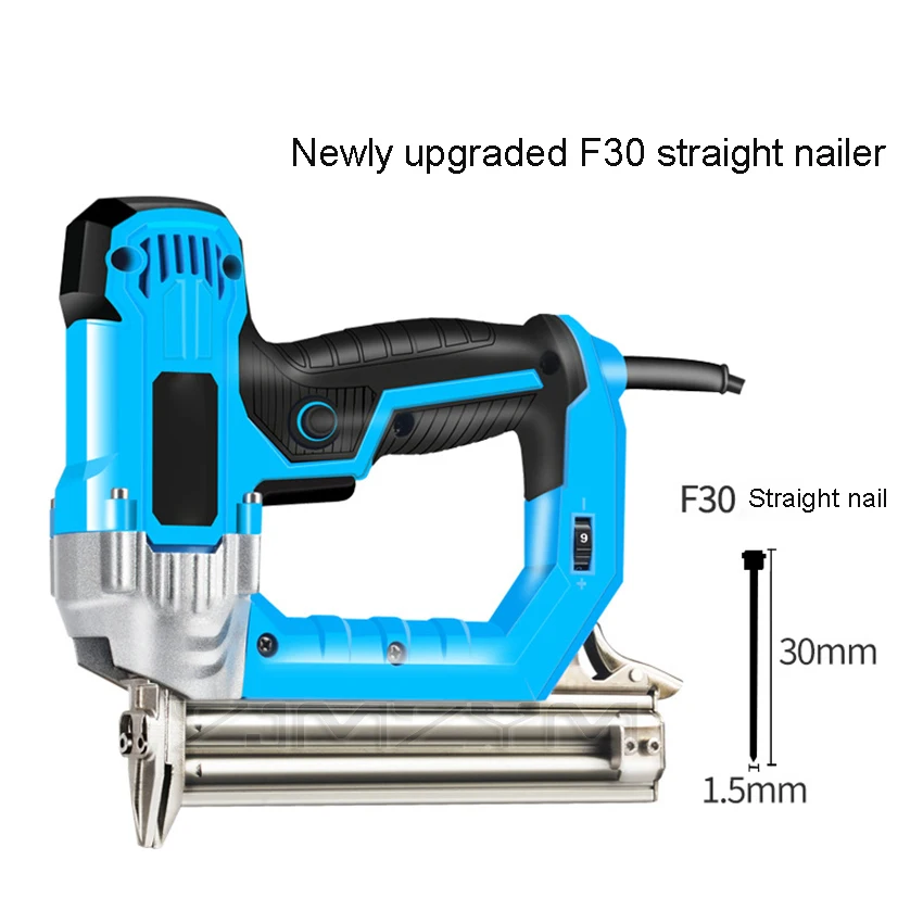 Newly Upgraded F30 Straight Nail Gun DIY Woodworking Household Decoration Tool Nail Gun Nailer Electric Nail Gun 220v/50HZ 2300W