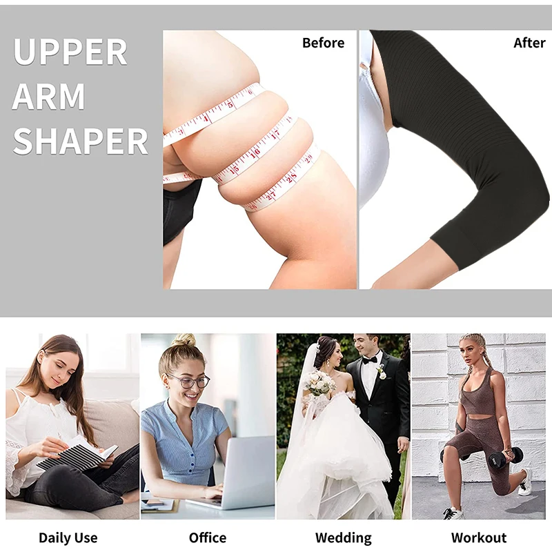 Women Shapewear Arm Shaper Back Shoulder Corrector Humpback Prevent Arm Control Correct Posture Slimming Underwear Body Shaper - view 6