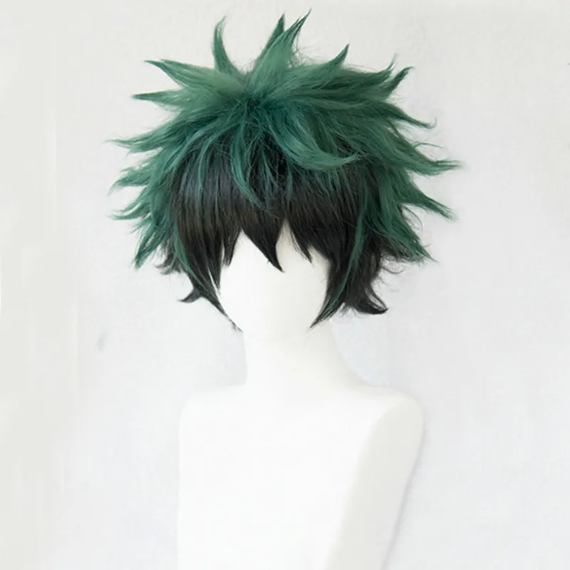 MHA Midoriya Izuku Jumpsuit Wig My Hero Academia Boku No Hero Deku Cosplay Costume Battle Suit Carnival Halloween Comic Con Wear