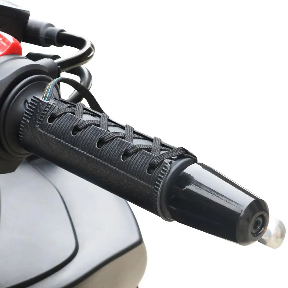 Motorcycle Heated Grip Covers 12V 5 Speed Heating Handle Cover Electric Heated Handlebar Pad For Motorcycle Accessories