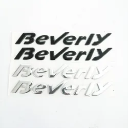 Motorcycle Raise 3D Emblem Chrome Sticker Decal FOR PIAGGIO Beverly 500