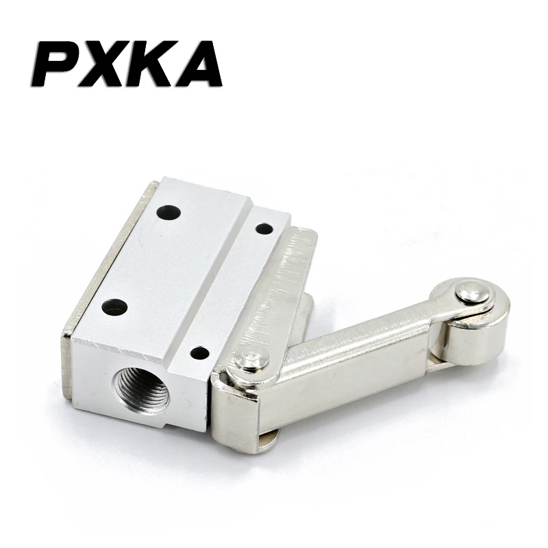 صمام هوائي يدوي ، مفتاح صمام الهواء ، صمام زر ، نوع الأسطوانة ، صمام ميكانيكي #4