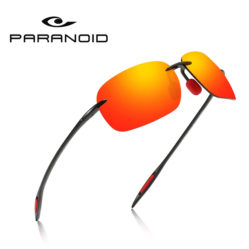 PARANOID Vintage UV400 Protection Sunglasses Men\'s Sun Glasses For Men Driving Black Goggles Oculos Male 8 Colors Model 8511