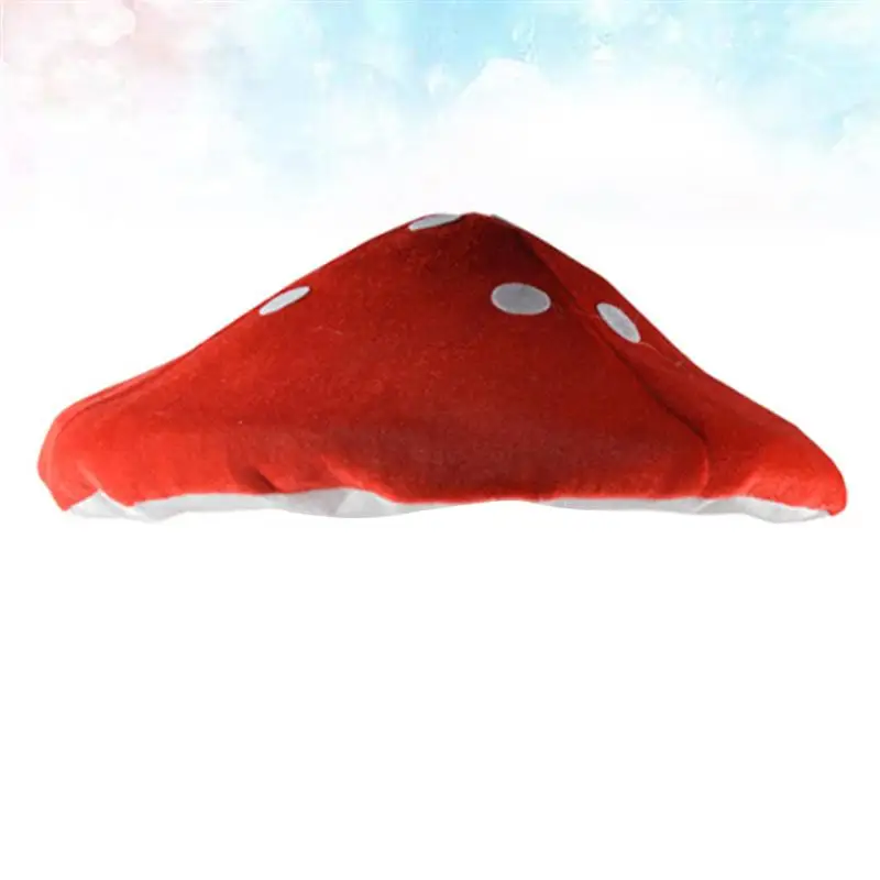 1 Pc Mushroom Hat Toad Hat Red Lovely Creative Decoration Costume Party Ornaments for Festival Decor Adult Kids