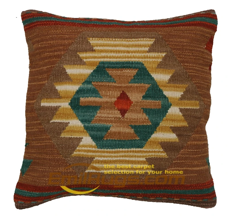 pillow case 60x60 Handmade Kilim Diy Craft Gift Hand Woven Wool Varies Gorgeou  Woolen Decorative