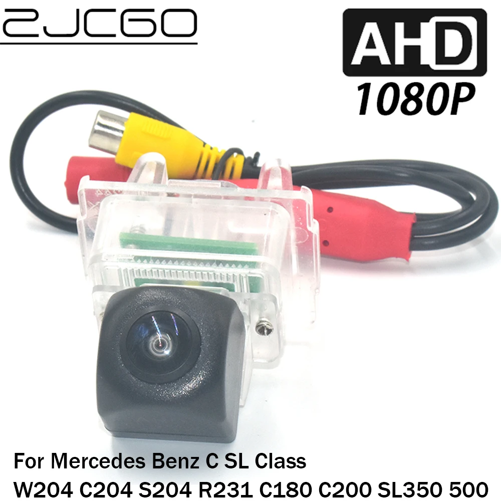 

ZJCGO Car Rear View Reverse Backup Parking AHD 1080P Camera for Mercedes Benz C SL Class W204 C204 S204 R231 C180 C200 SL350 500