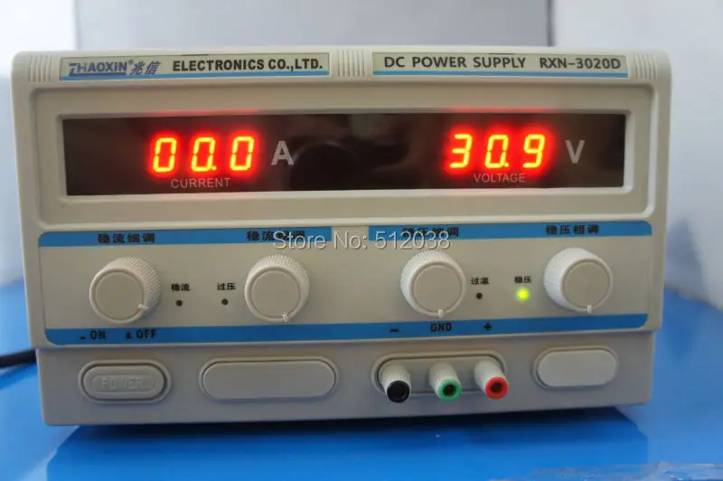 

ZhaoXin RXN-3020D 30V 20A линейный Регулируемый источник питания постоянного тока
