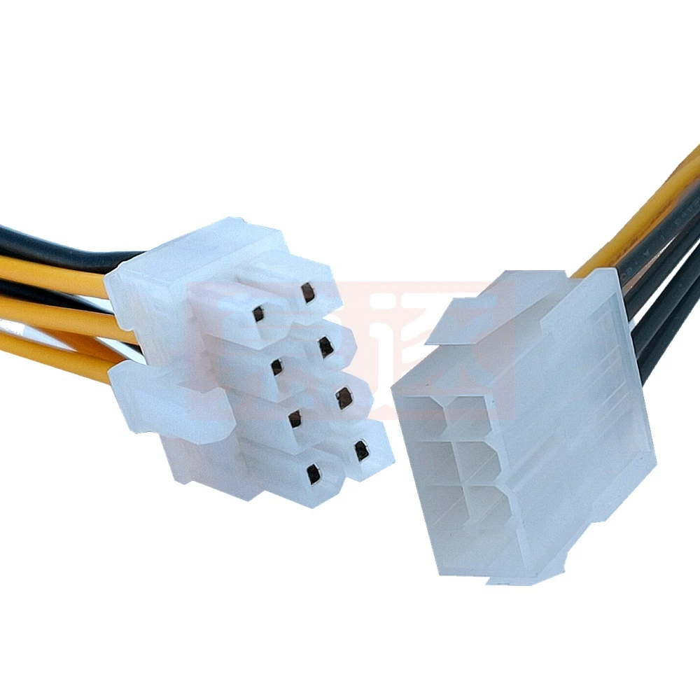 8 pin ATX 12V CPU EPS P4 Power Extension Cable 8pin 15cm Extend Cable Wire 18AWG Power Supply for Bitcoin Miner Mining Machine